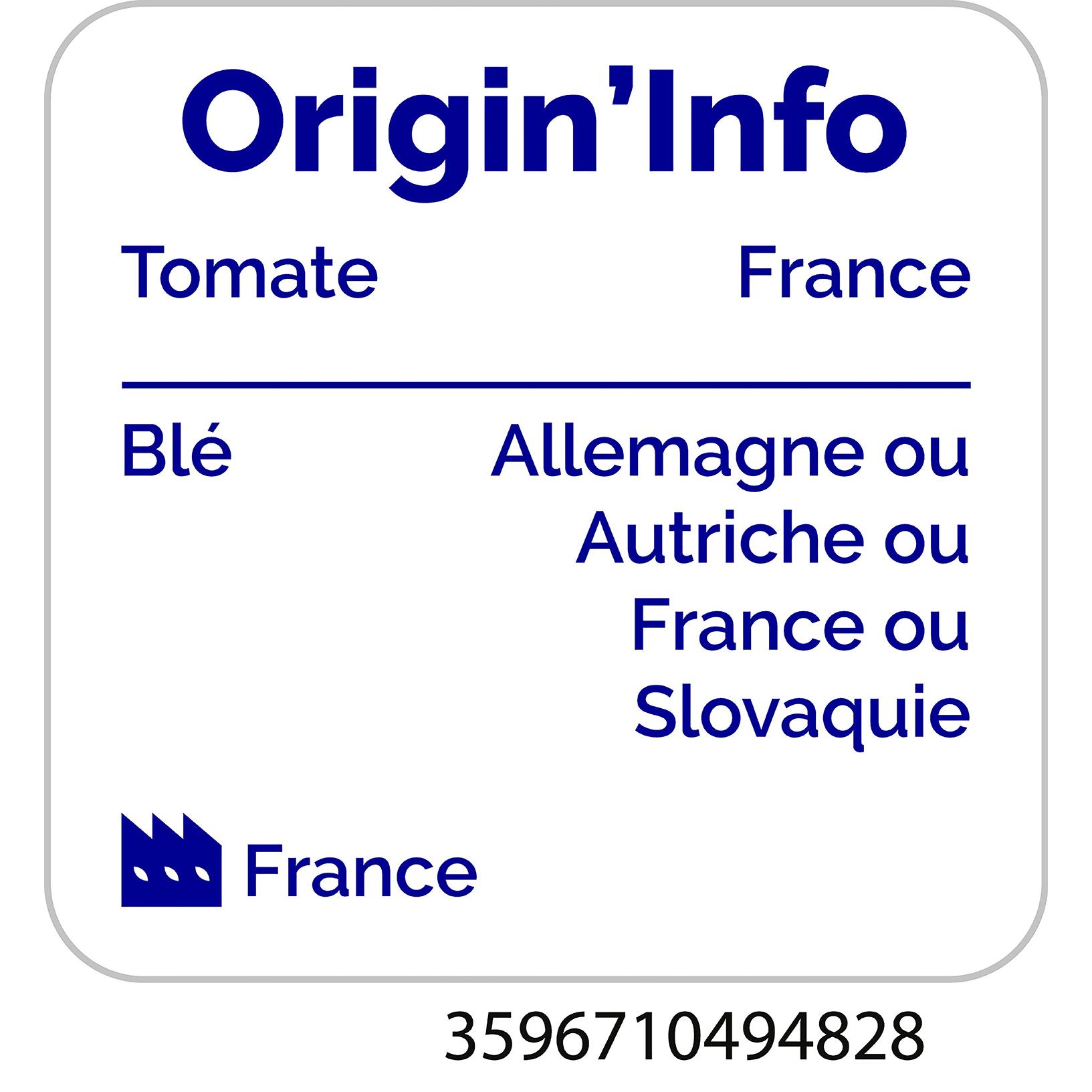 Voir la diapositive 4 : AUCHAN Soupe veloutée tomates vermicelles 2 personnes 2x30cl