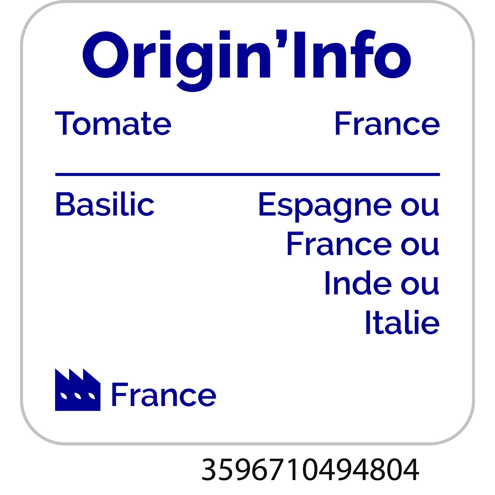 Voir la diapositive 3 : AUCHAN Soupe veloutée de tomate 2 personnes 2x30cl