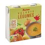 Voir la diapositive 4 : AUCHAN Soupe veloutée de légumes 2 personnes 2x30cl