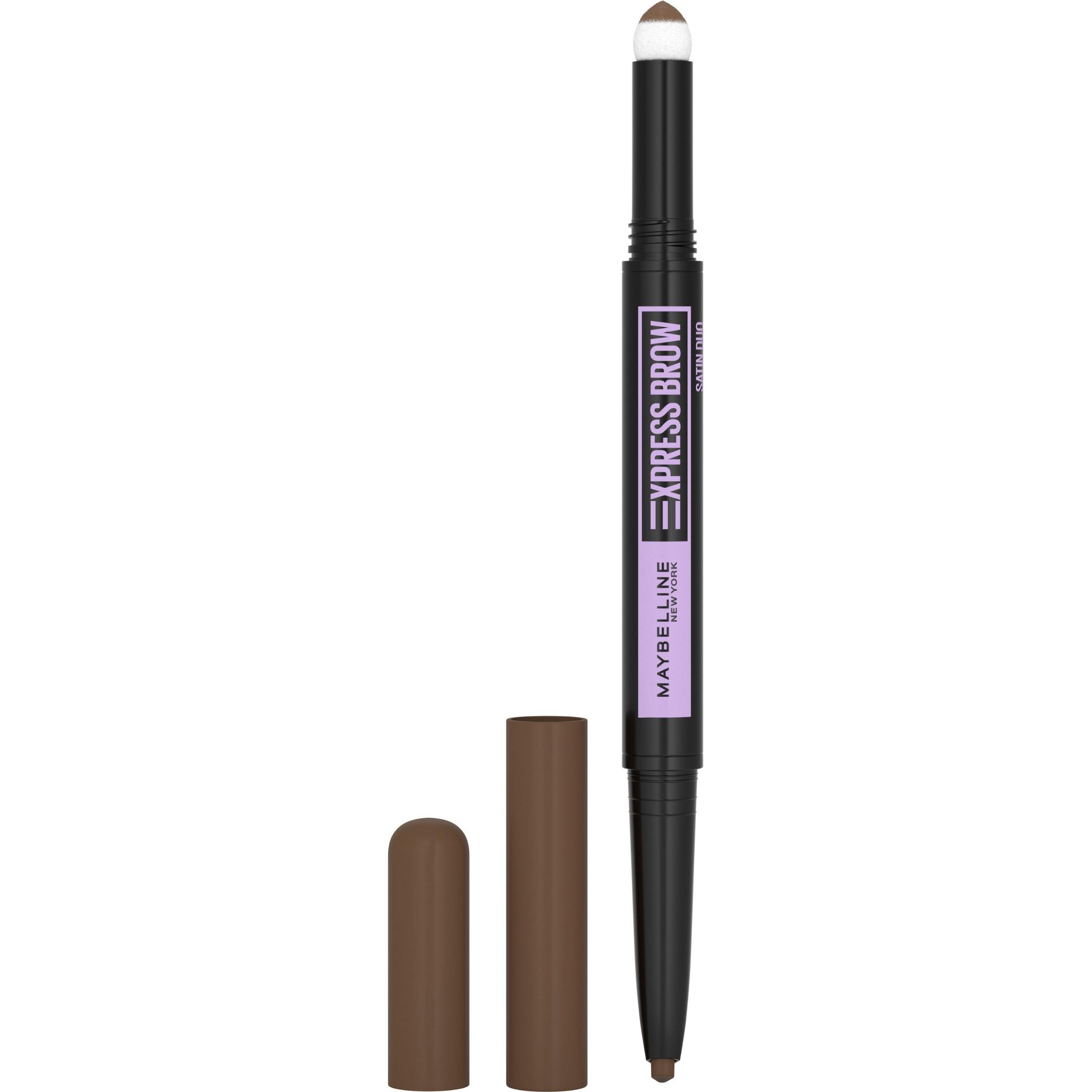 Voir la diapositive 2 : MAYBELLINE Express brow crayon à sourcils duo 025 brunette 1 crayon