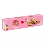 AUCHAN Less Sugar Biscuits cannelle saveur pomme 4x4 biscuits 130g