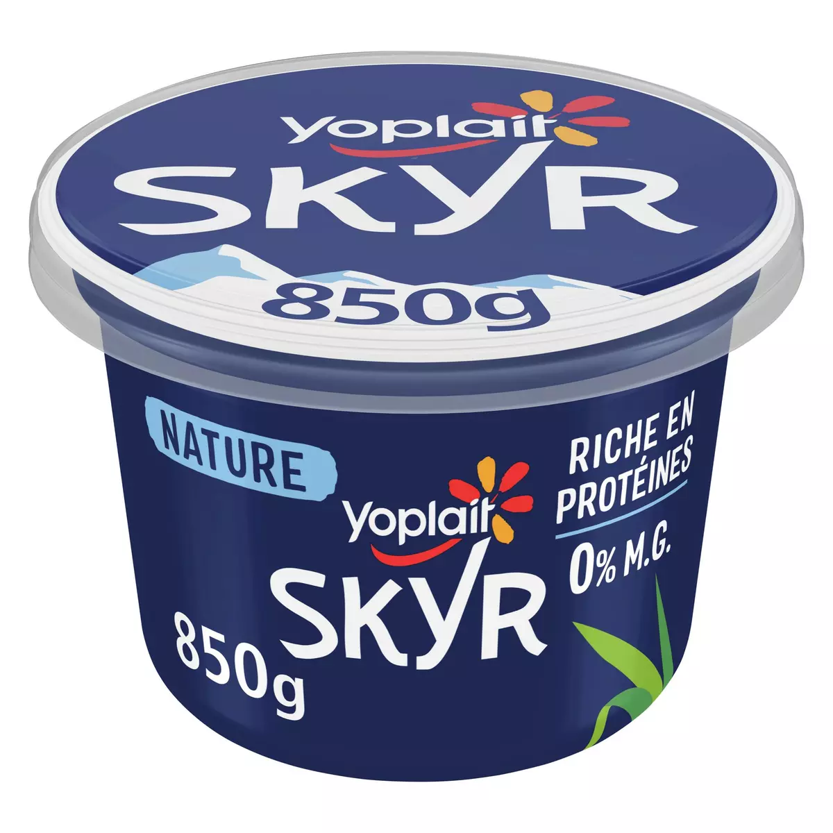 YOPLAIT Skyr nature 0% recette islandaise 8/9 parts 850g
