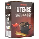 AUCHAN Café soluble qualité filtre en stick intensité 6 25 sticks 50g