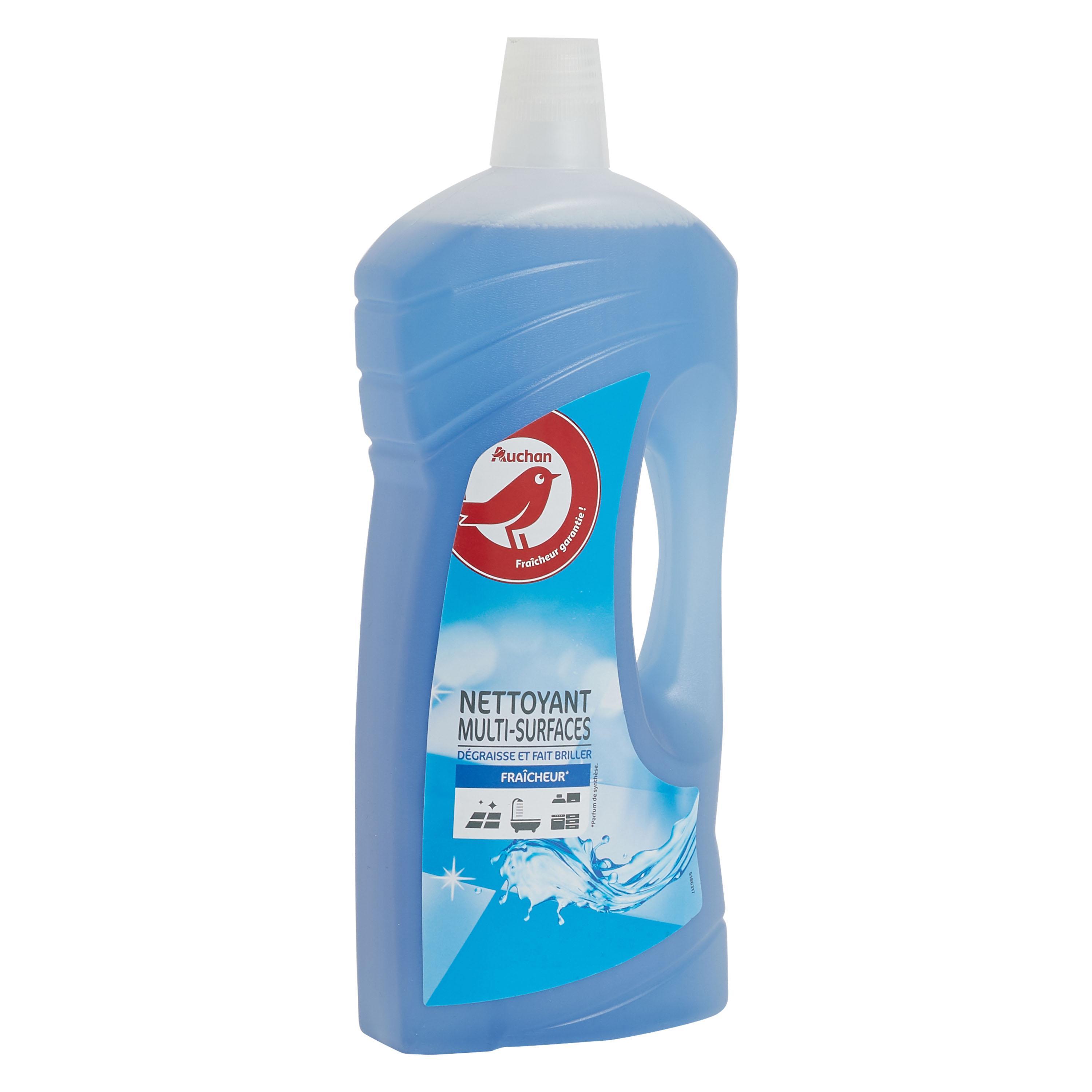 Voir la diapositive 2 : AUCHAN Nettoyant multi-surfaces fraîcheur 1,5l