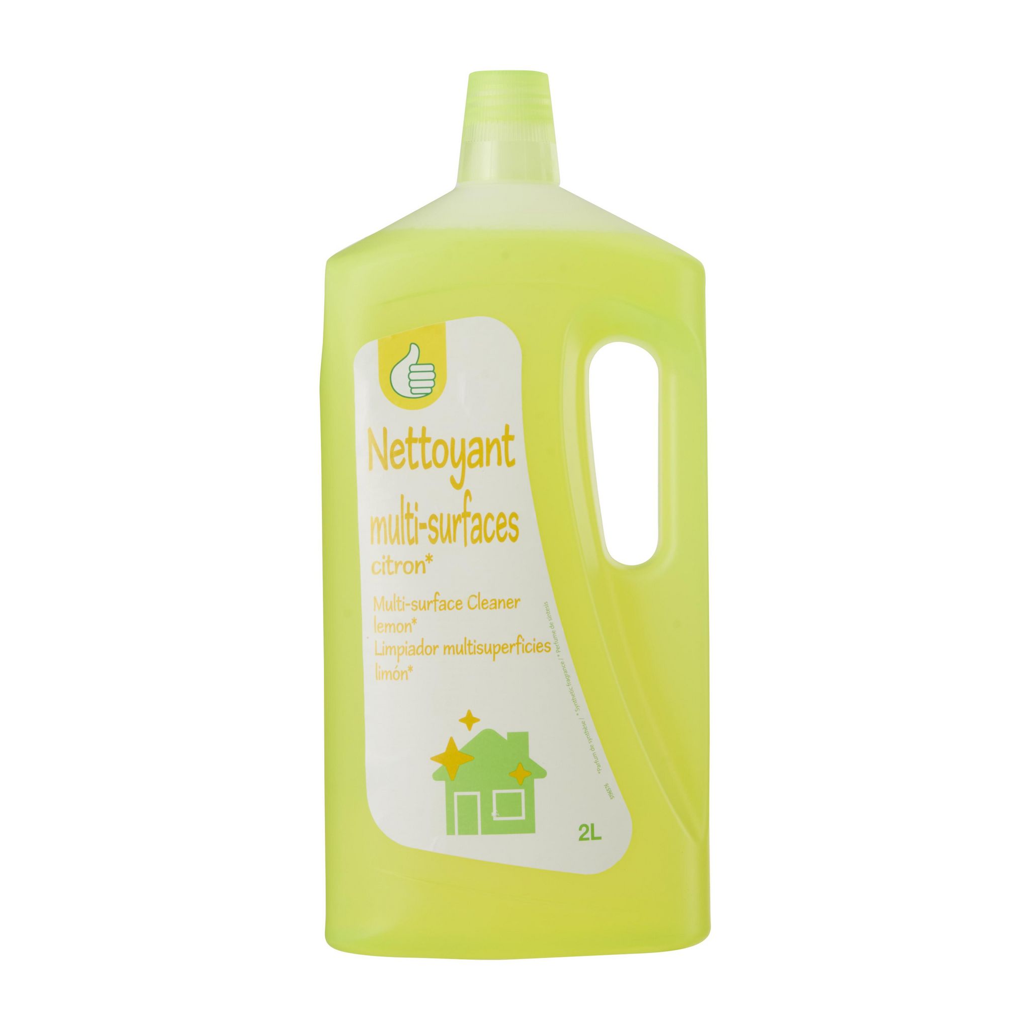 Voir la diapositive 2 : POUCE Nettoyant liquide multi-surfaces citron 2l