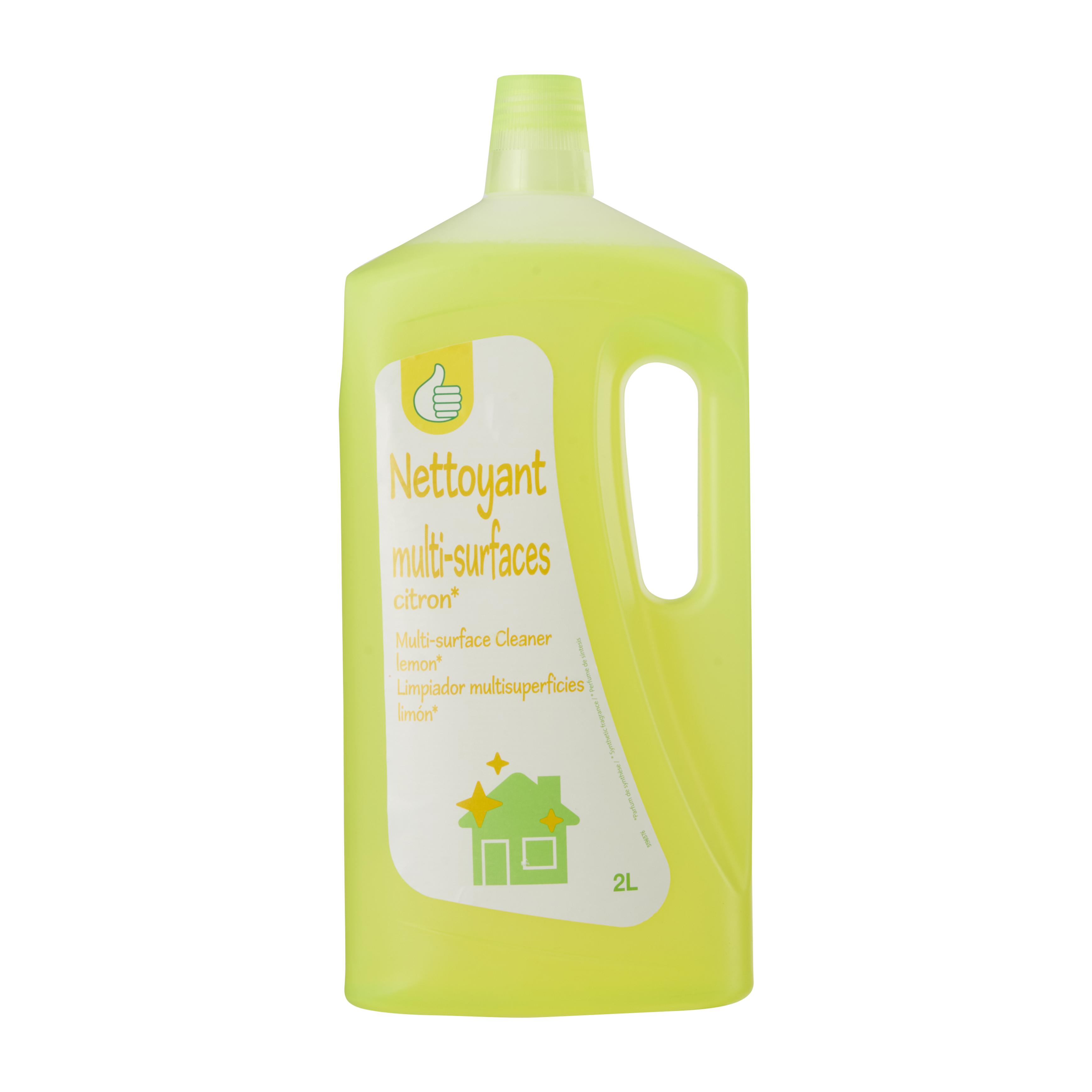 Voir la diapositive 3 : POUCE Nettoyant liquide multi-surfaces citron 2l
