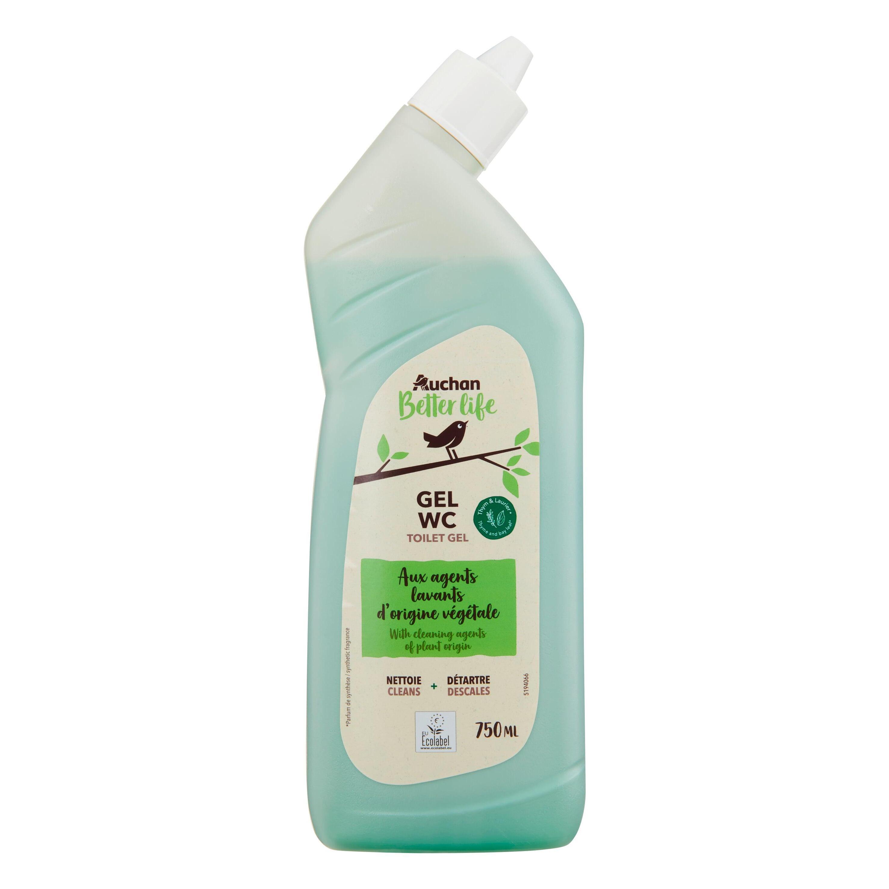 Voir la diapositive 3 : AUCHAN Gel WC détratrant thym et laurier 750ml