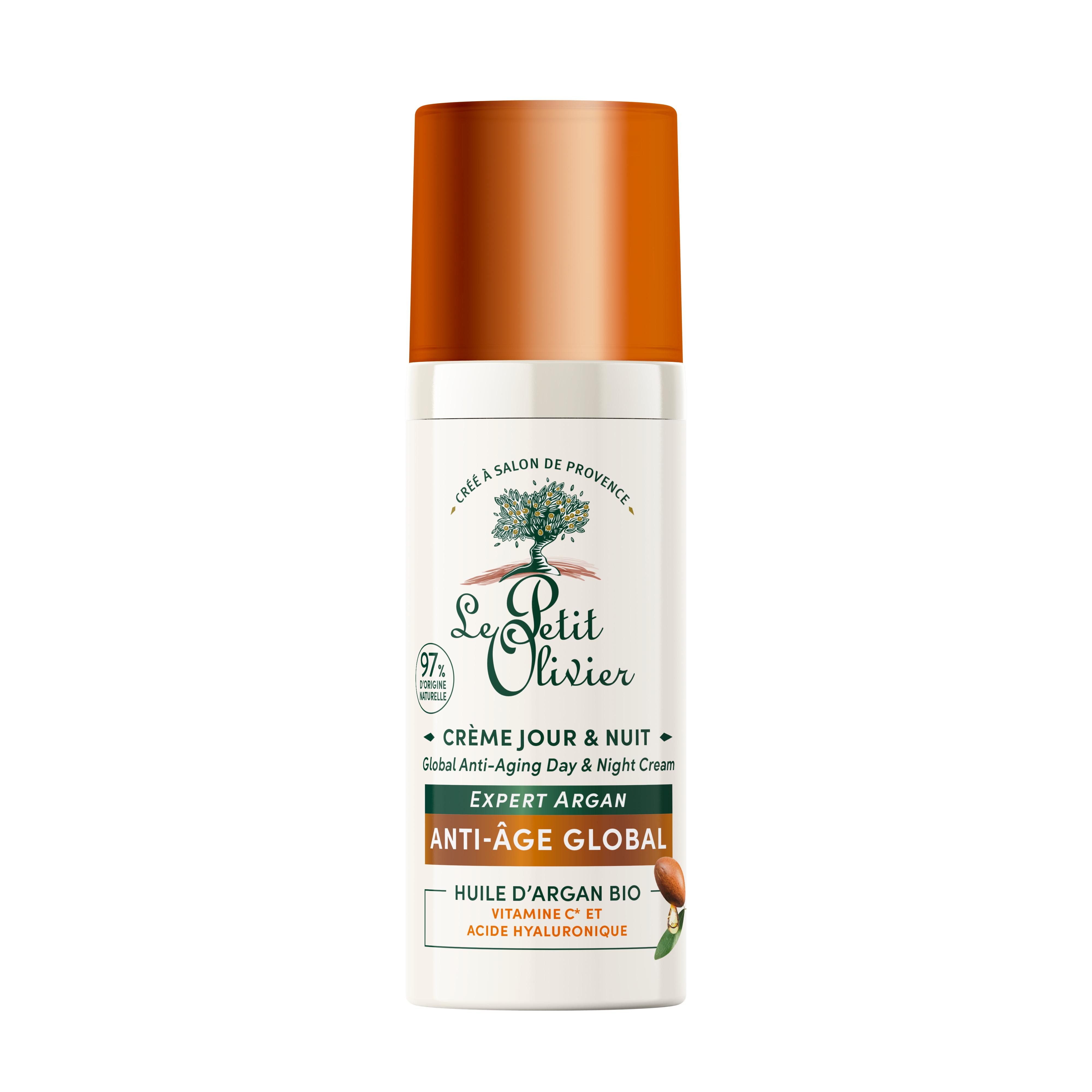 Voir la diapositive 2 : LE PETIT OLIVIER Crème anti-âge jour et nuit tous type de peaux 50ml