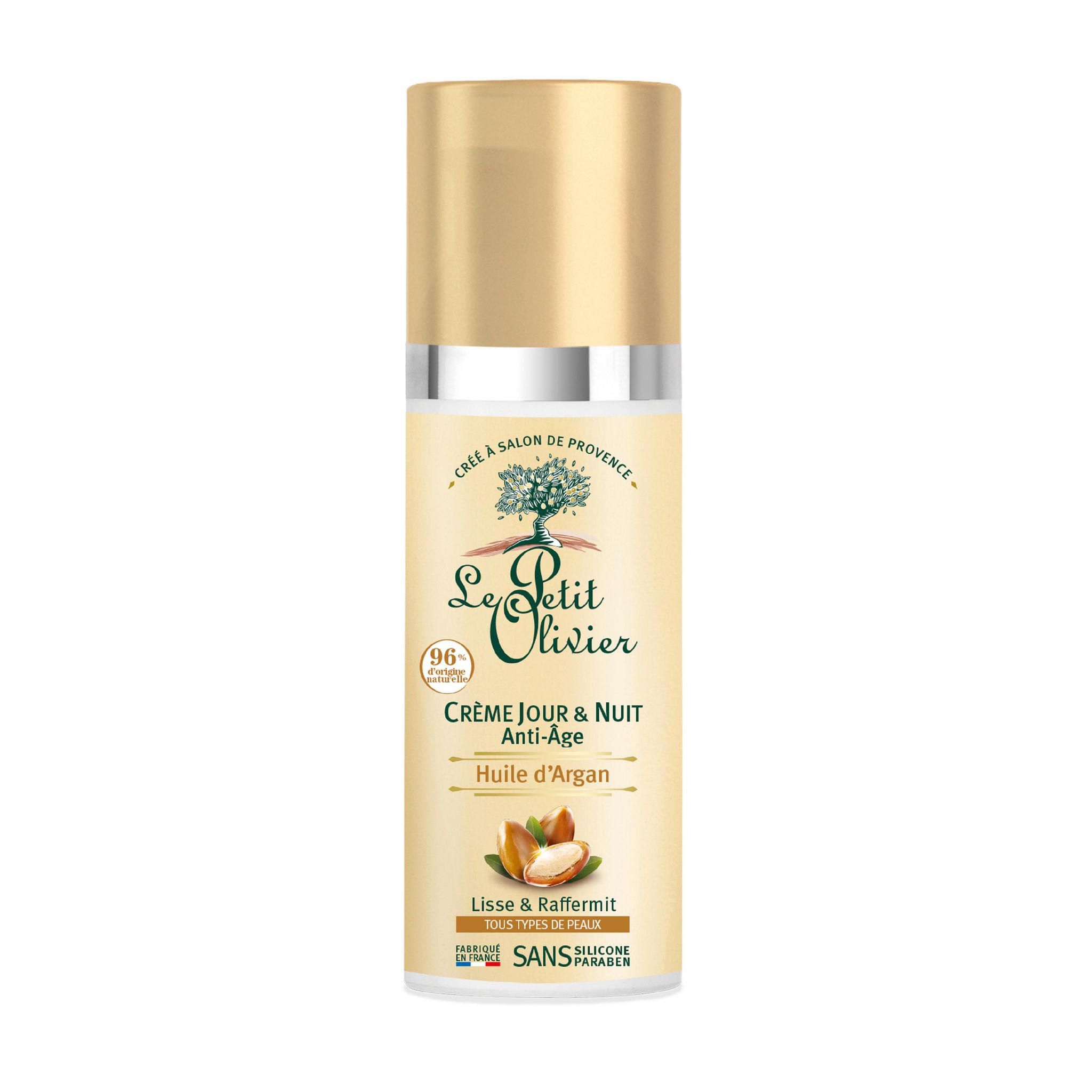 Voir la diapositive 2 : LE PETIT OLIVIER Crème anti-âge jour et nuit tous type de peaux 50ml