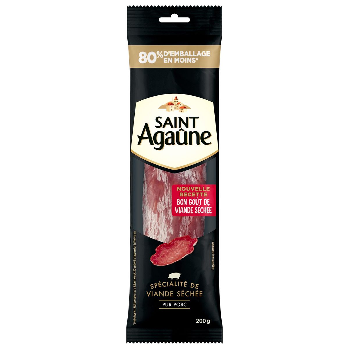 SAINT AGAUNE Saucisson de viande séchée 200g