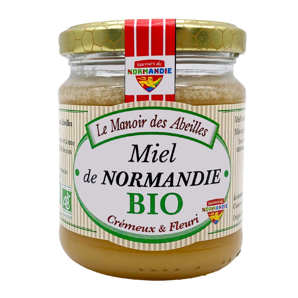 LE MANOIR DES ABEILLES Miel crémeux de Normandie bio 250g