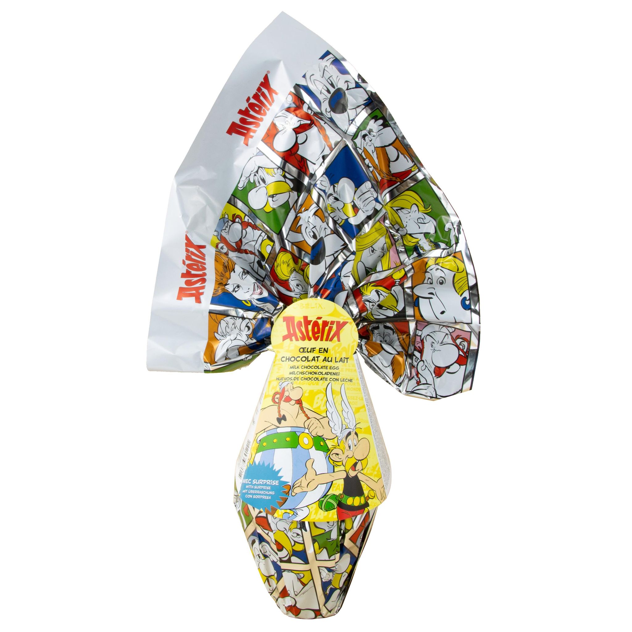 BIP FRANCE Oeuf flamme en chocolat au lait Asterix 150g