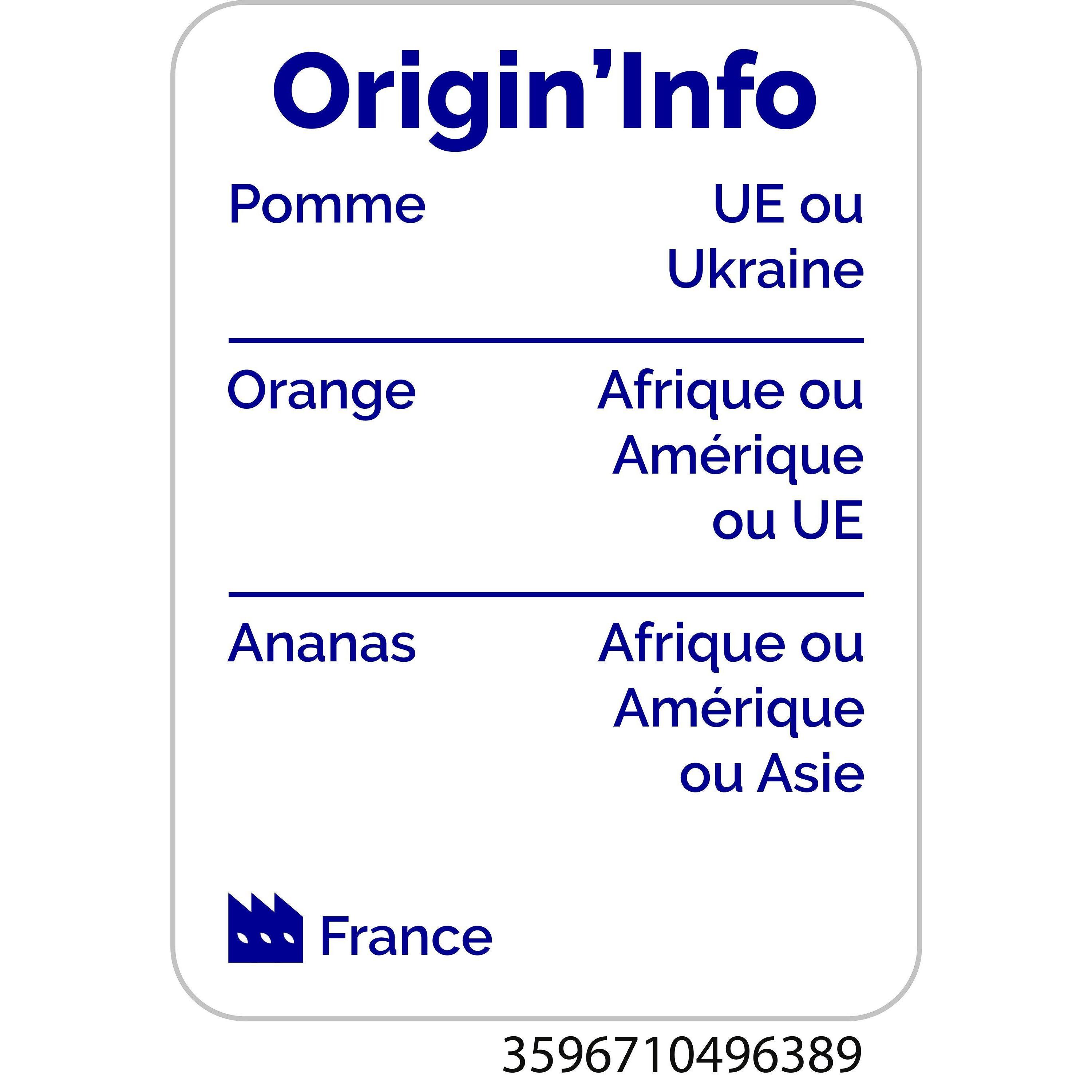 Voir la diapositive 2 : AUCHAN Pur jus multifruits 4x1l