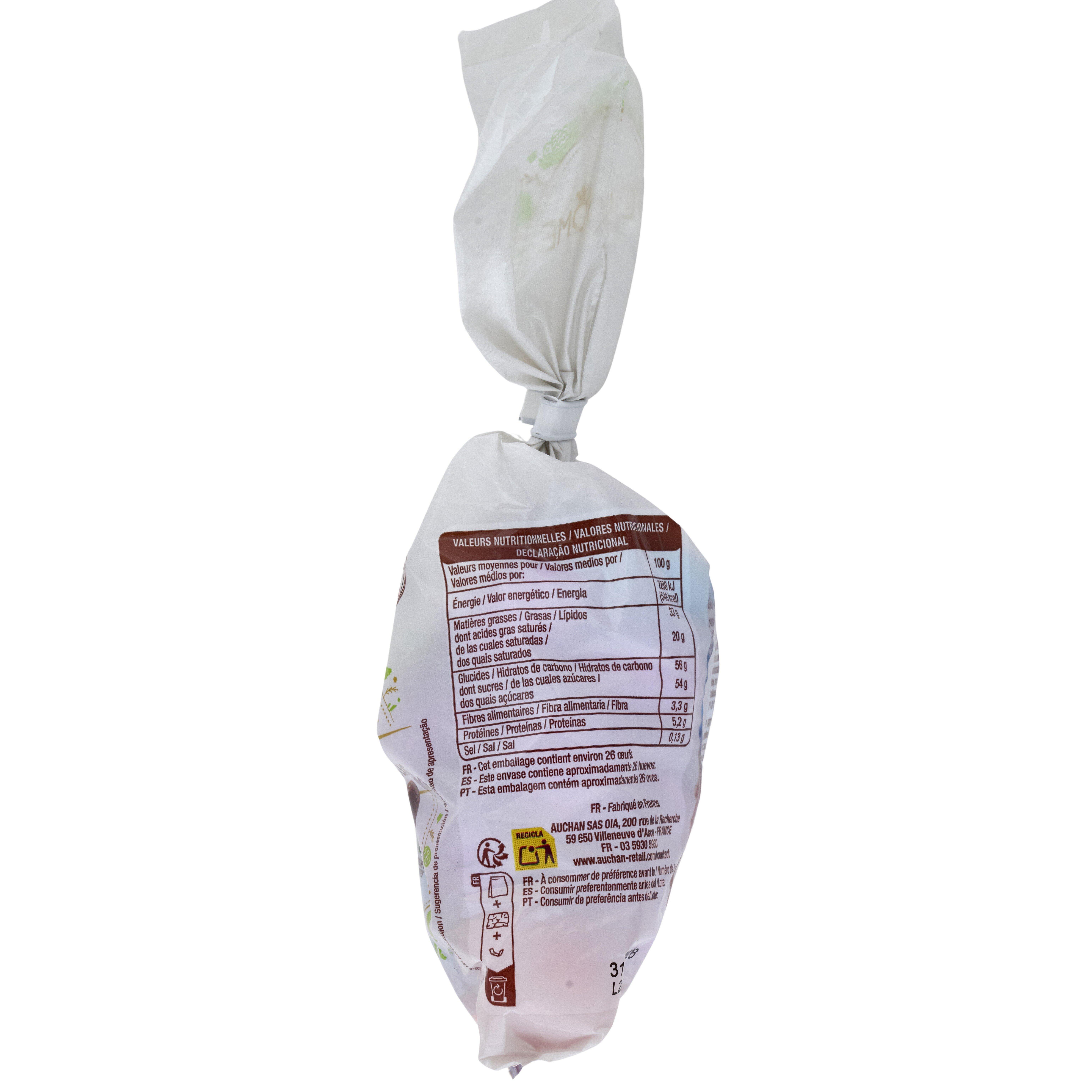 Voir la diapositive 3 : VENDOME Assortiment d'oeufs de chocolat au lait noir et blanc 200g