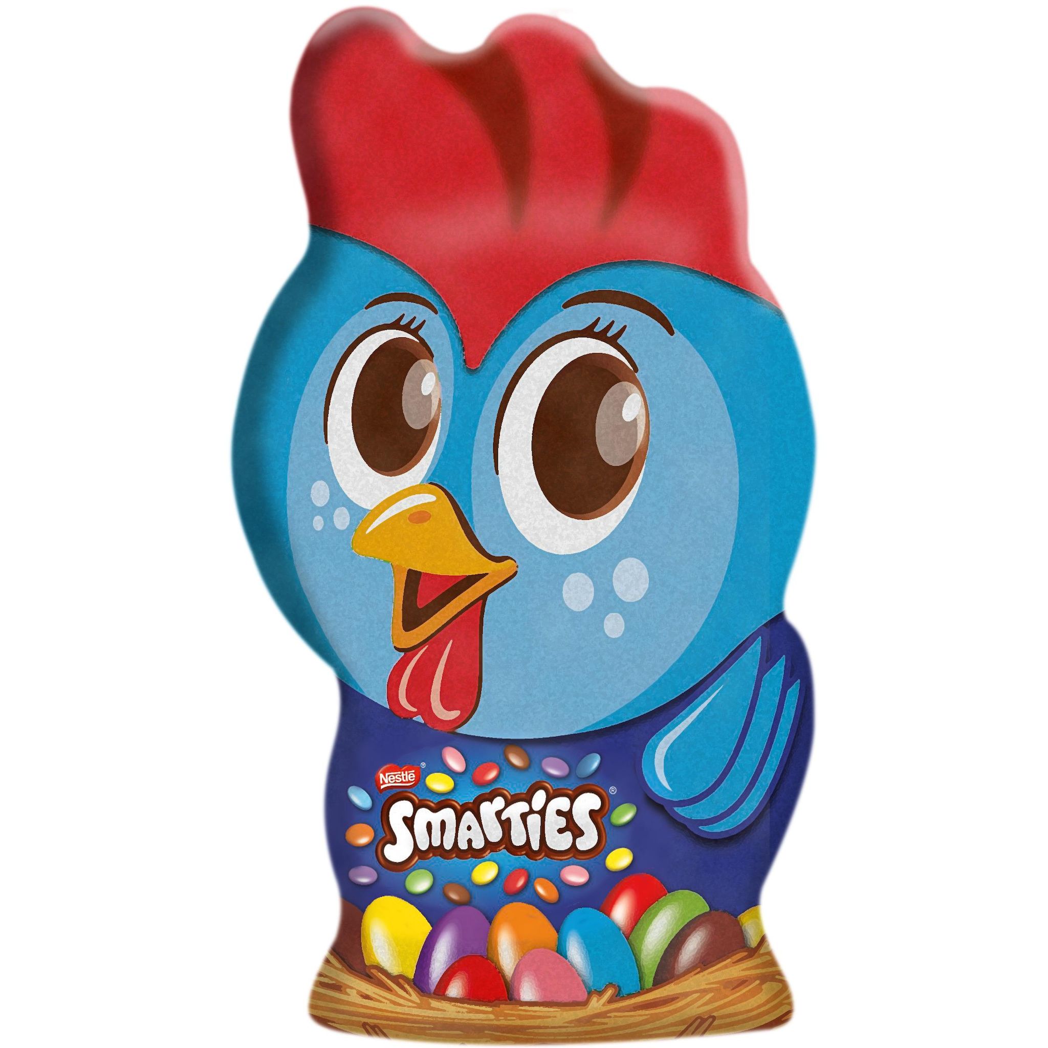 NESTLE Smarties Poussin en chocolat au lait avec bonbons de chocolat 85g