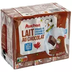 AUCHAN Boisson lactée au chocolat 6x20cl