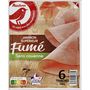 Voir la diapositive 2 : AUCHAN Jambon supérieur fumé sans couenne 6 tranches 240g