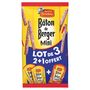 Voir la diapositive 1 : JUSTIN BRIDOU Trio de petits bâtons de Berger saucissons nature et poulet 2 nature+1 poulet offert 300g