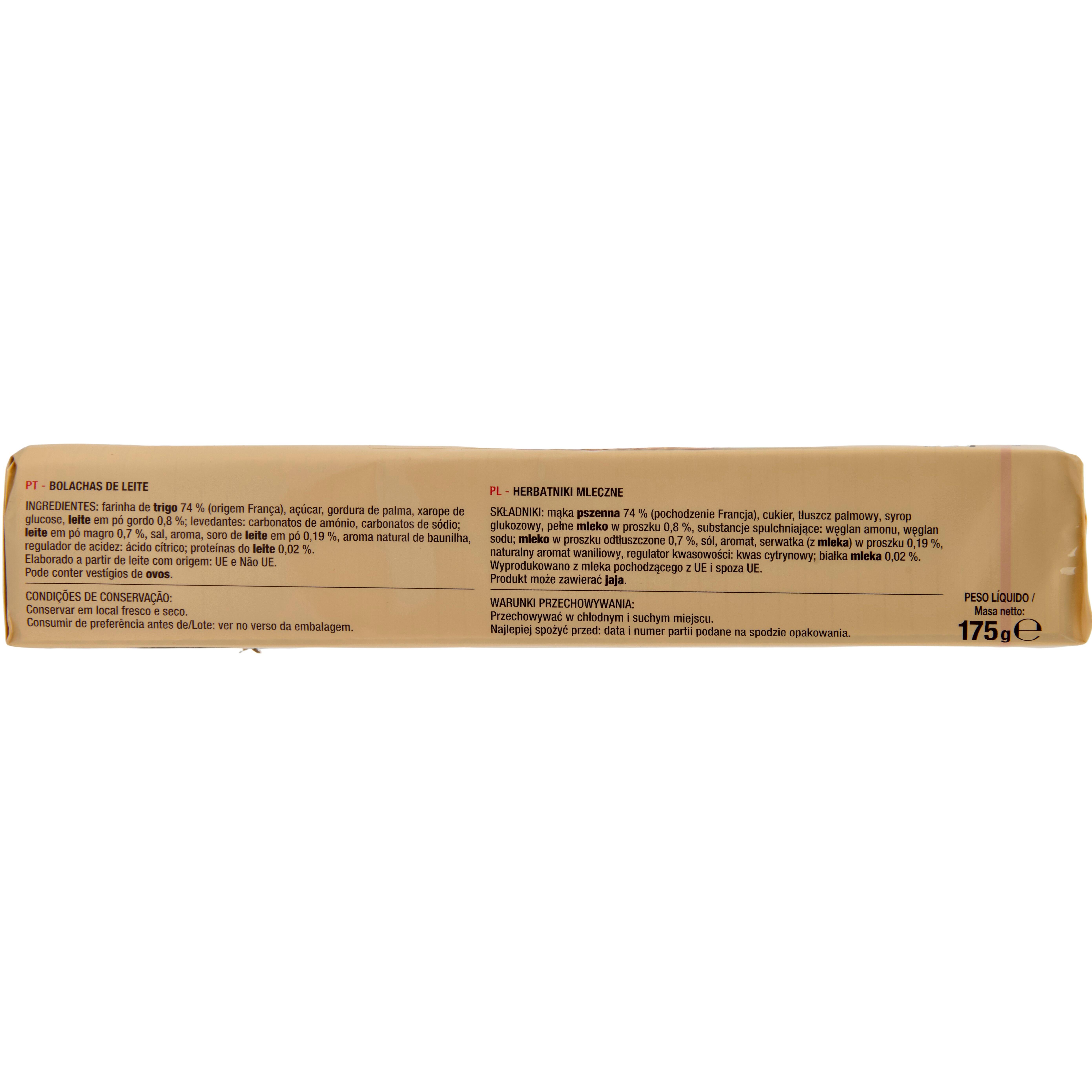 Voir la diapositive 5 : AUCHAN Biscuits petit lait 48 biscuits 2x175g
