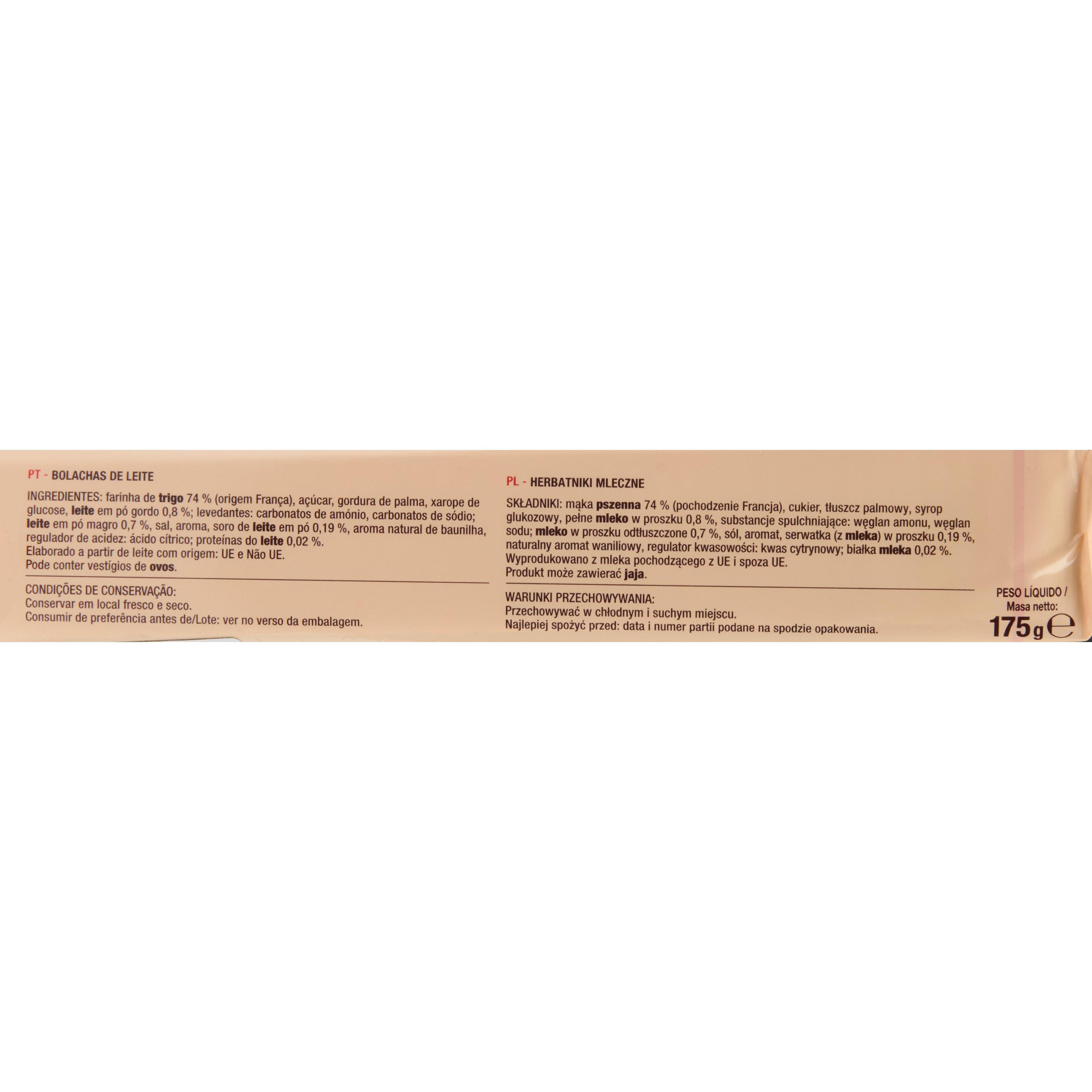 Voir la diapositive 7 : AUCHAN Biscuits petit lait 48 biscuits 2x175g