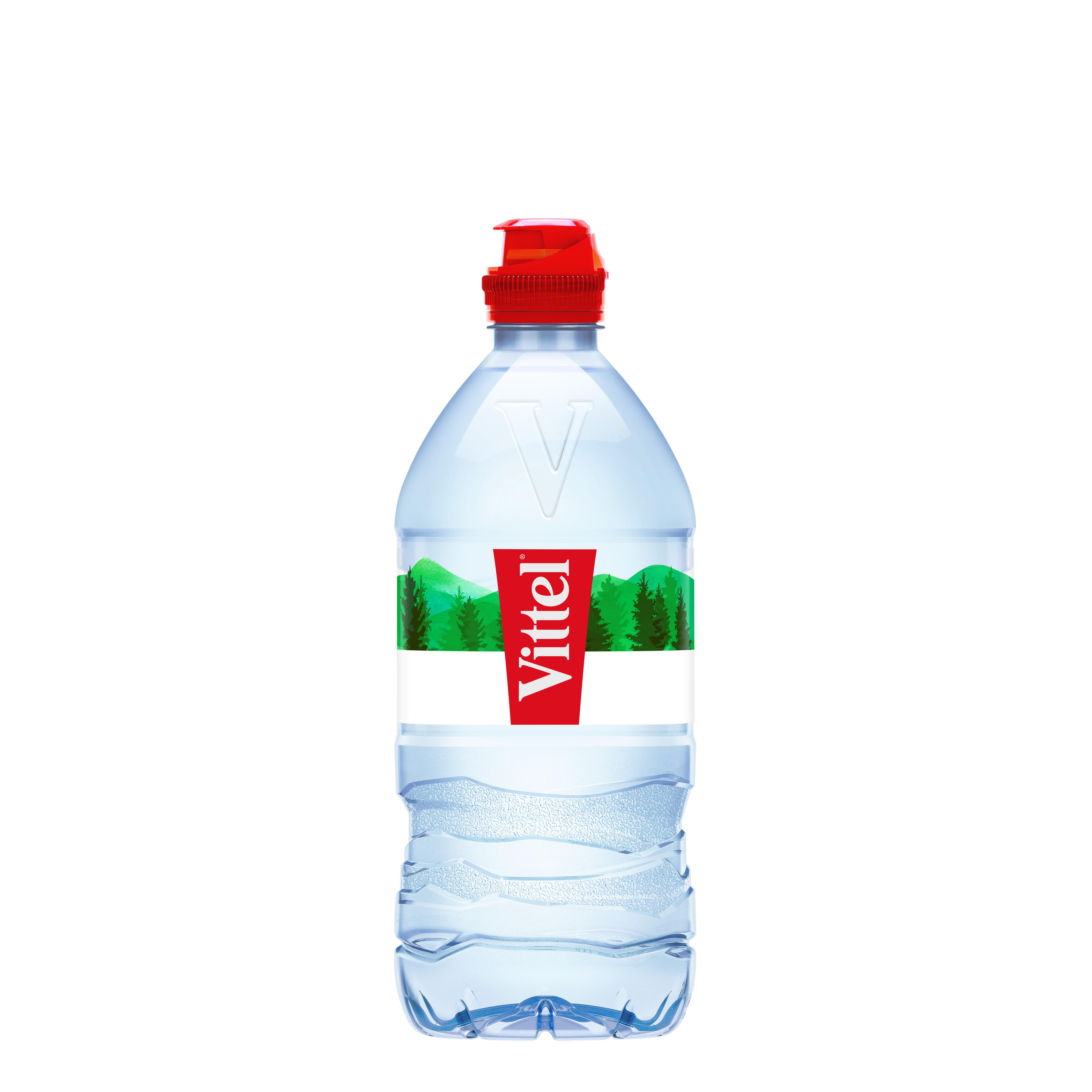 VITTEL Eau minérale naturelle plate bouchon sport 75cl