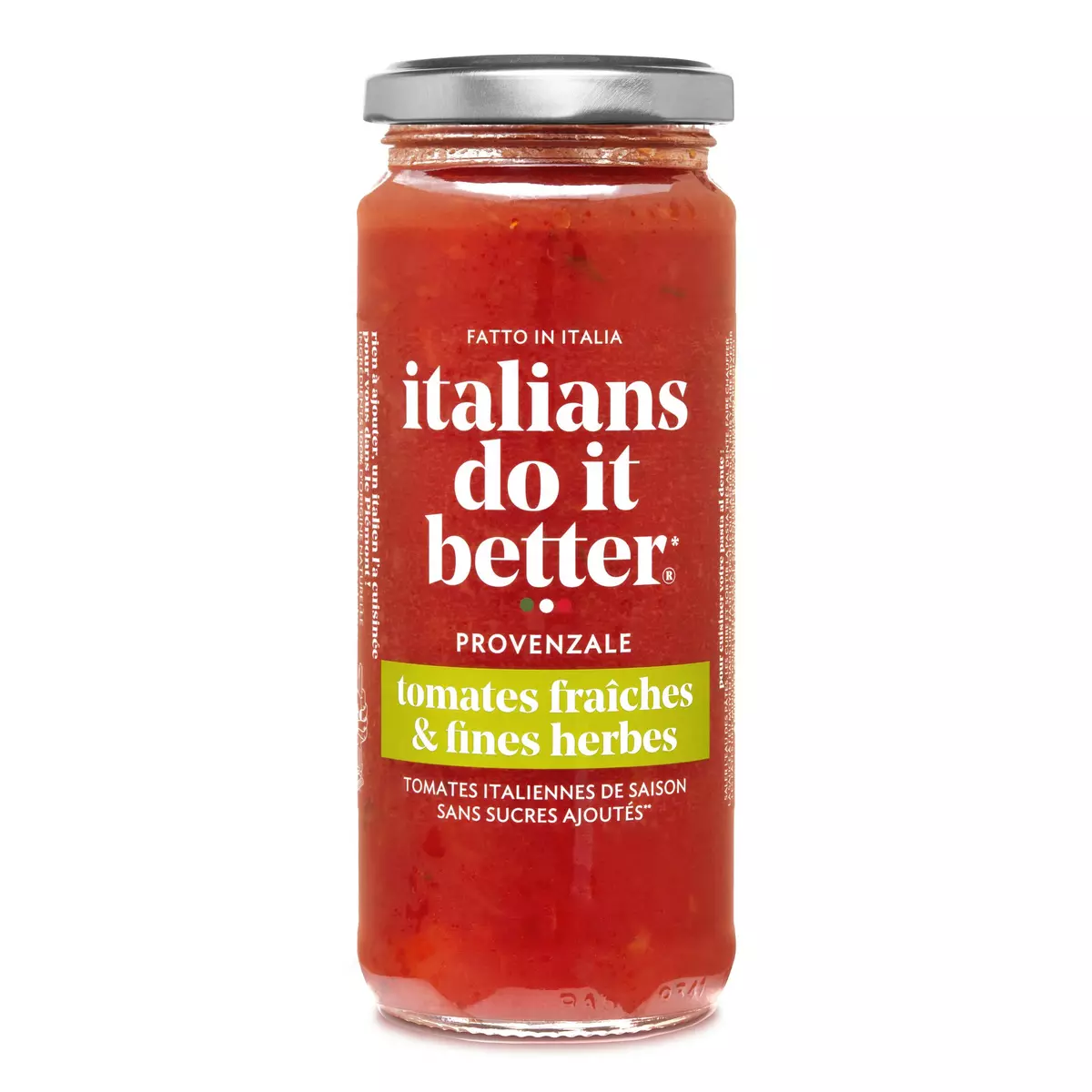 ITALIANS DO IT BETTER Sauce provenzale tomate fraîches et fines herbes 330g