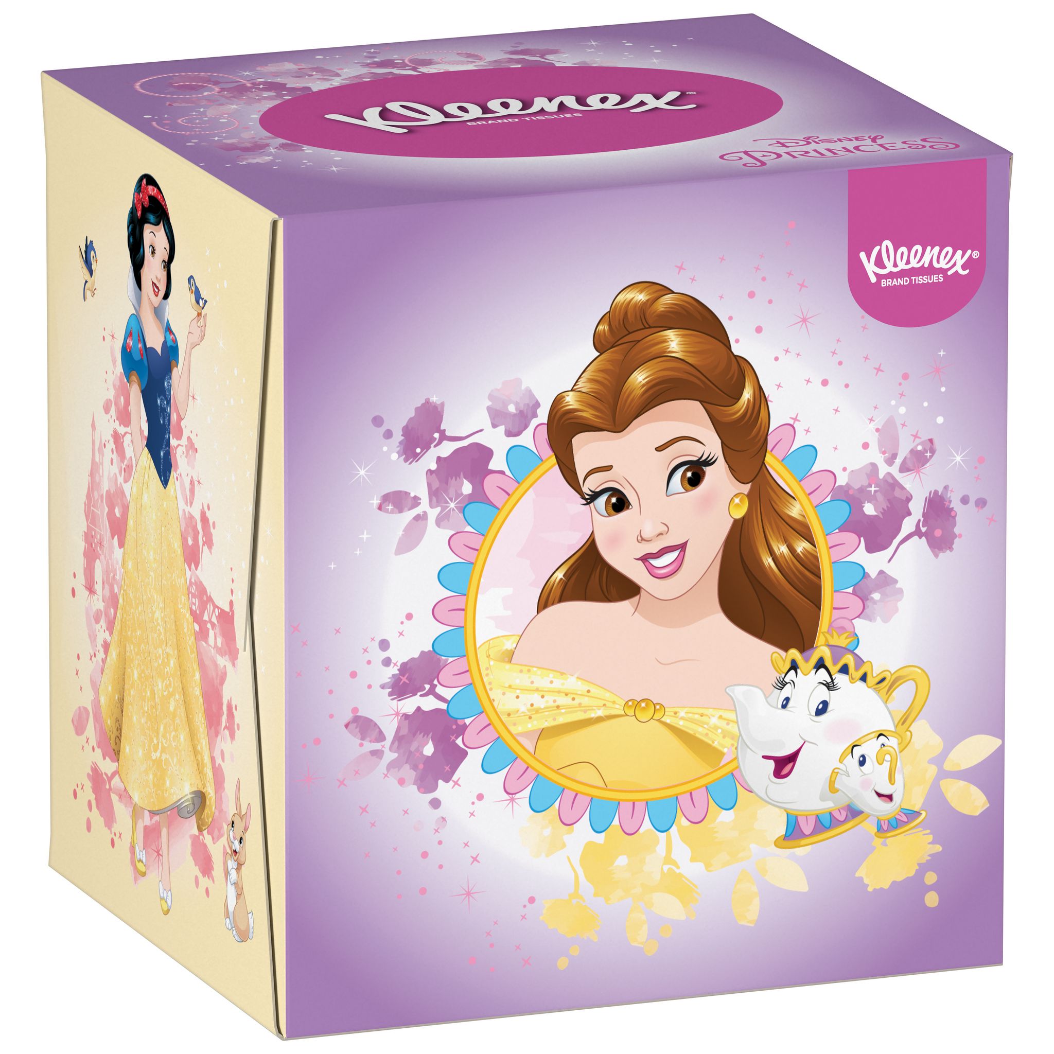 Voir la diapositive 2 : KLEENEX Boîte de mouchoirs cubique Disney 3 épaisseurs 48 mouchoirs