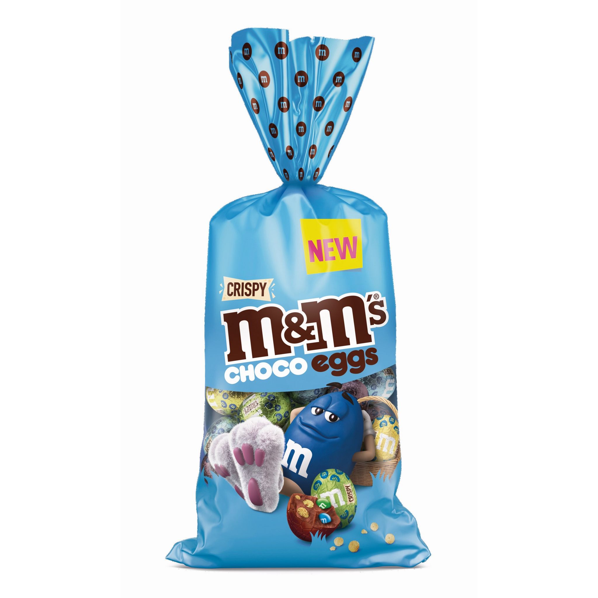 M&M'S Crispy choco eggs mini œufs au chocolat au lait fourrés 187g