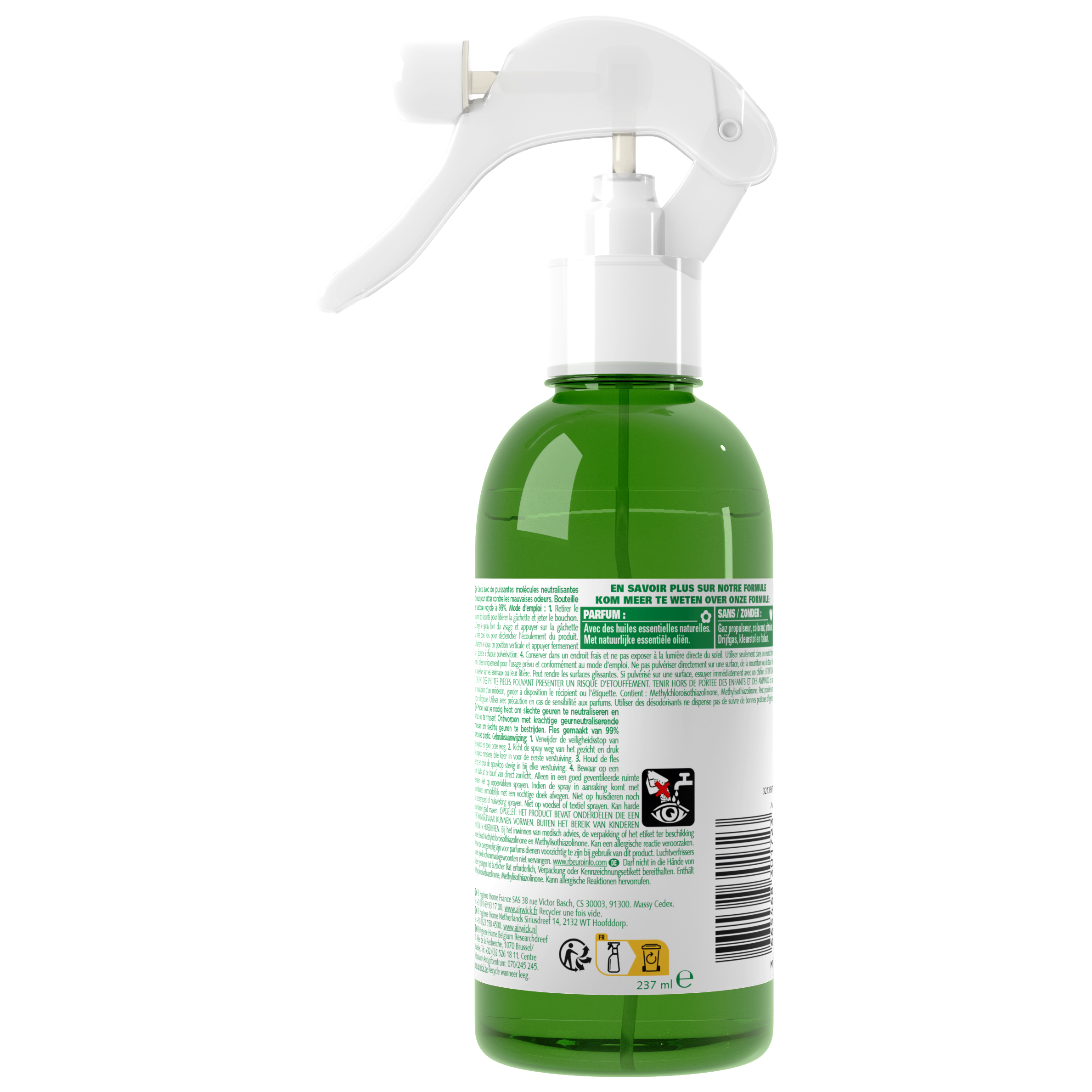 Voir la diapositive 2 : AIR WICK Spray neutralisateur d'odeur douceur de coton 273ml