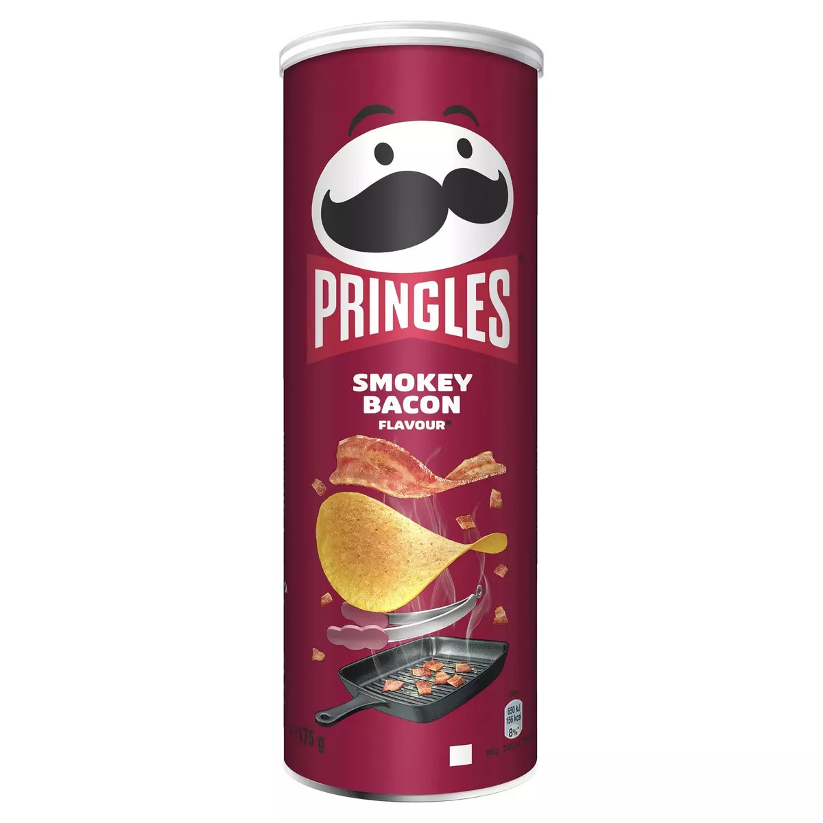 PRINGLES Chips tuiles saveur bacon fumé 175g