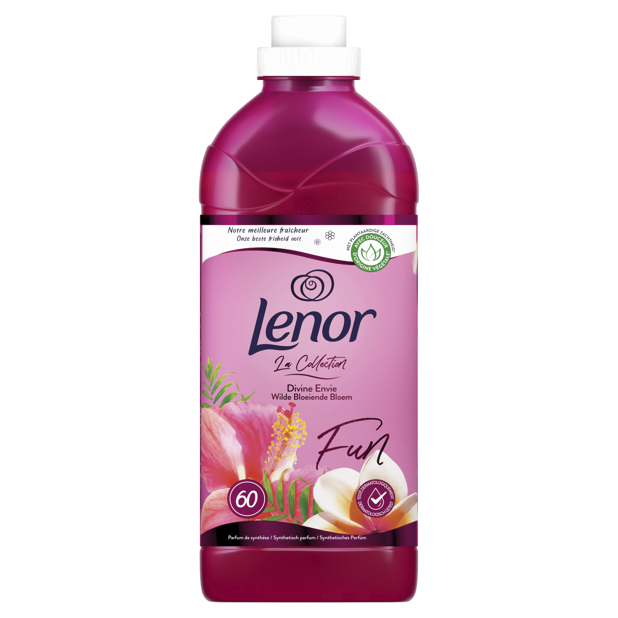 LENOR Adoucissant liquide divine envie 60 lavages 1.38l