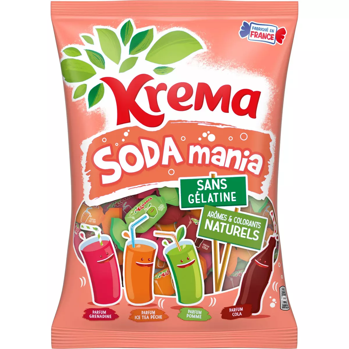 KREMA Bonbons soda mania 580g