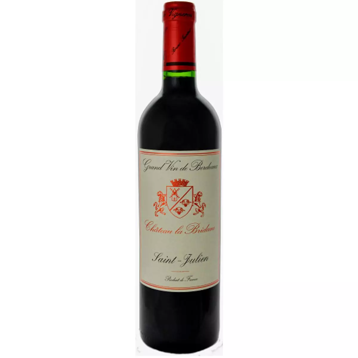 Vin rouge AOP Saint-Julien Château la Bridane 2020 75cl