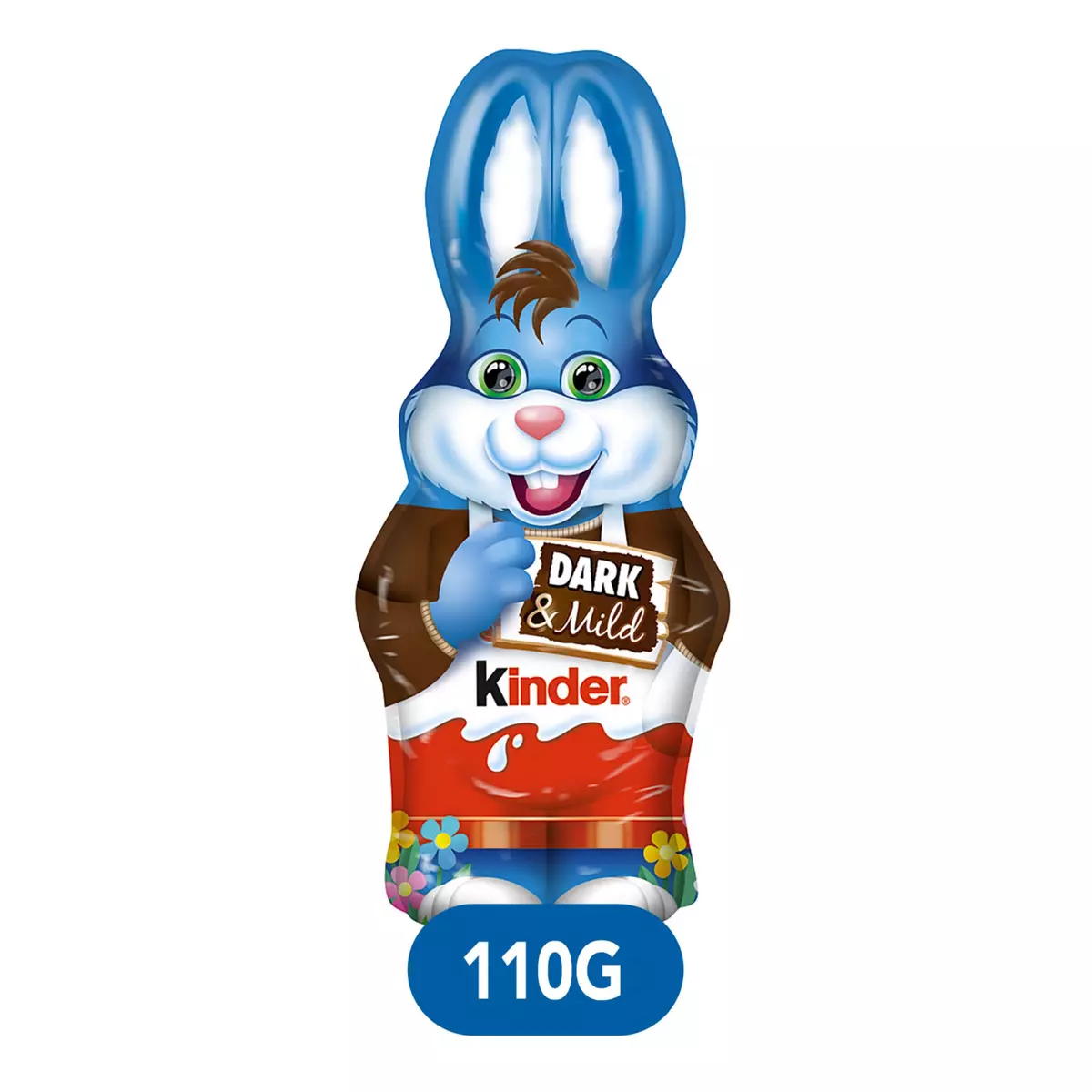 KINDER Dark & Mild Moulage lapin de Pâques au chocolat noir 1 pièce 110g