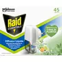 RAID Essentials diffuseur électrique contre les moustiques et moustiques tigres parfum eucalyptus agrumes 45 nuits 1 diffuseur + 1 recharge