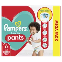 PAMPERS Baby-dry pants couches-culottes taille 7 (+17kg) 29 couches pas  cher 