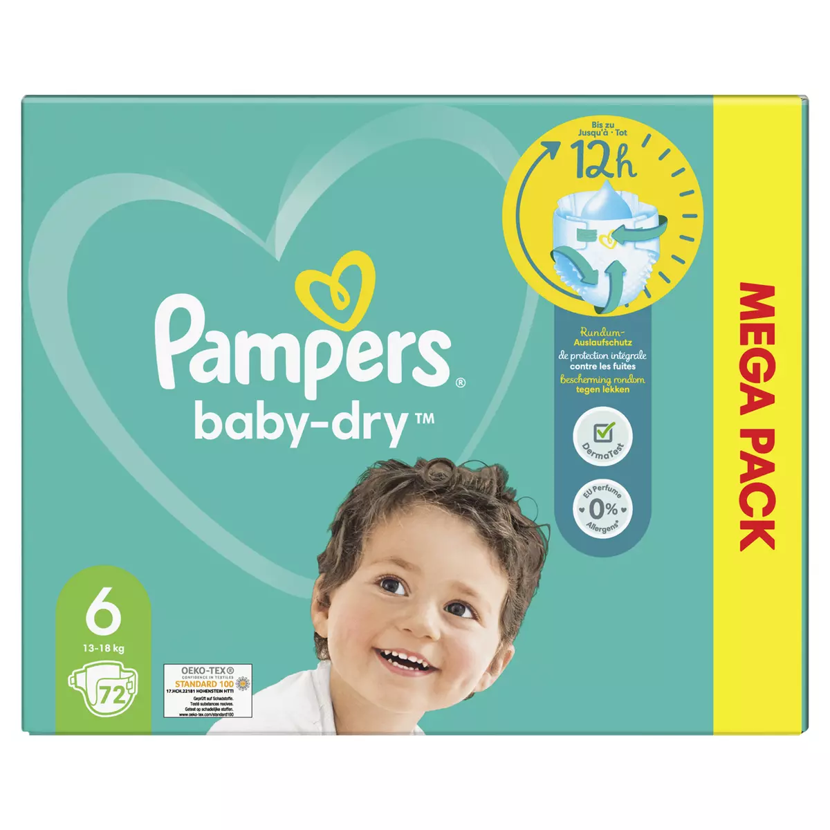 Pampers harmonie couches taille 6 +13kg par 22