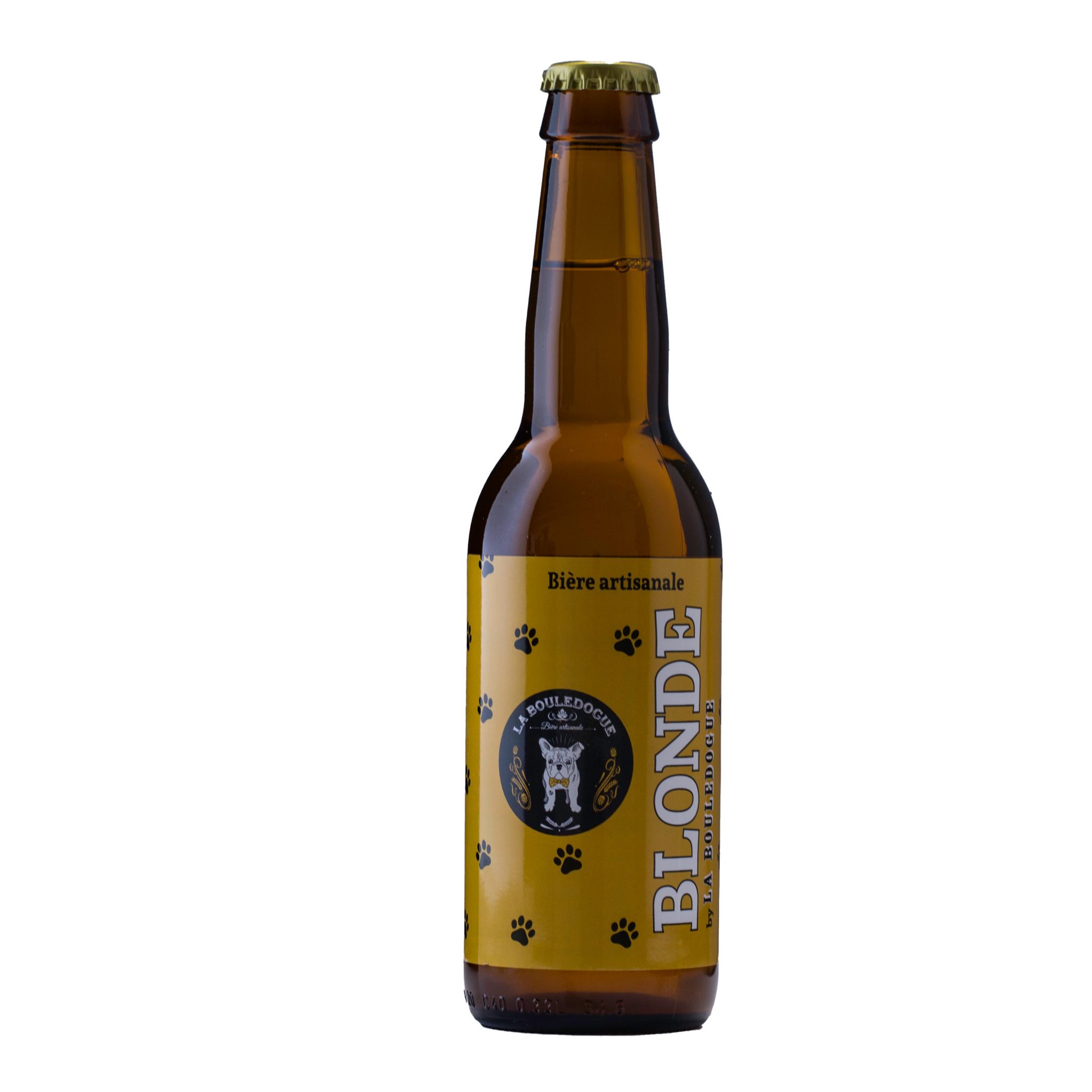 LA BOULEDOGUE Bière artisanale blonde 5% 33cl