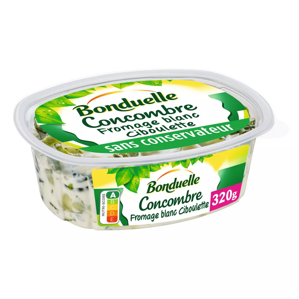 BONDUELLE Concombre au fromage blanc ciboulette 320g