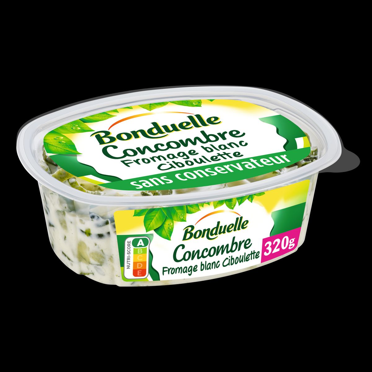 BONDUELLE Concombre au fromage blanc ciboulette 320g