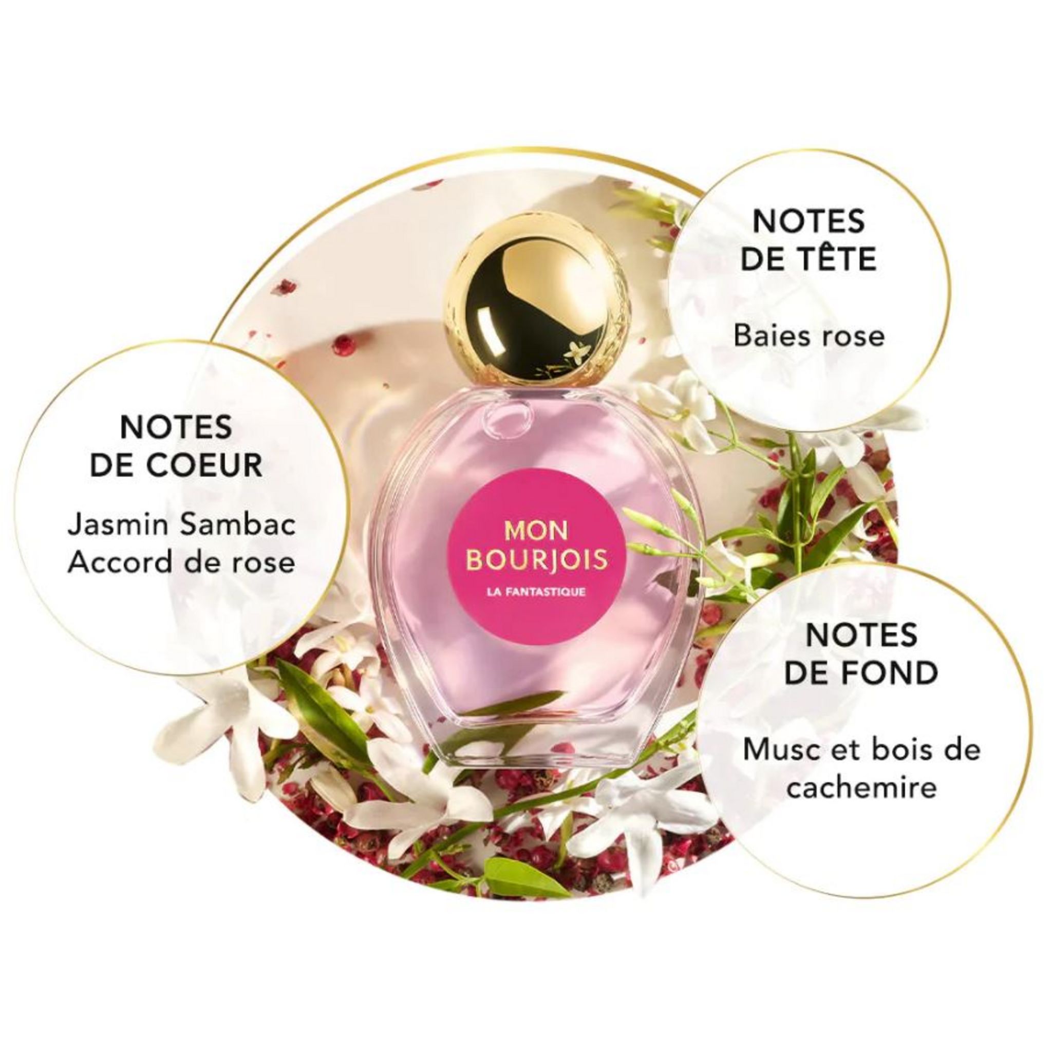 Voir la diapositive 2 : BOURJOIS Eau de parfum la Fantastique 50ml