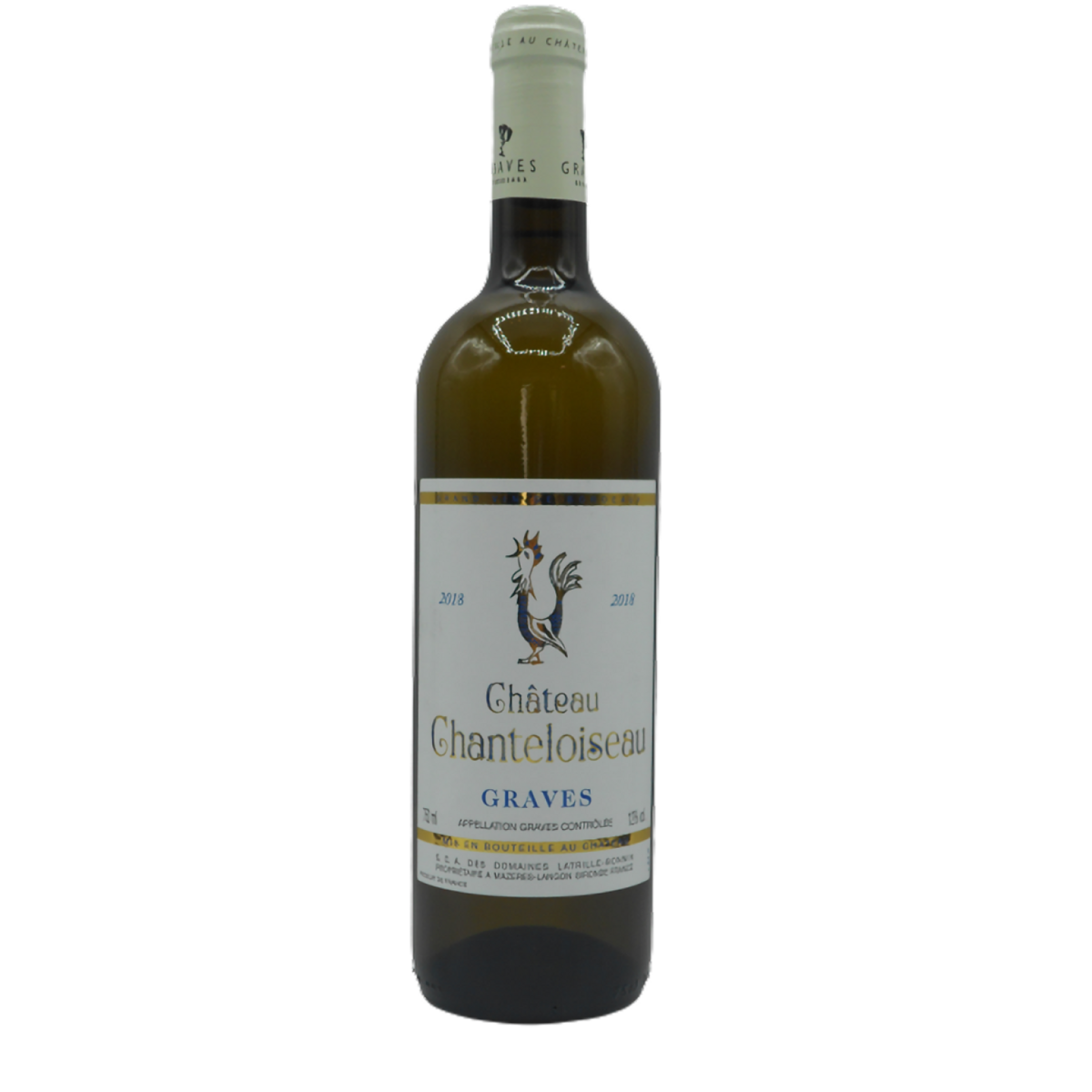AOP Graves Château Chanteloiseau blanc 2018 75cl