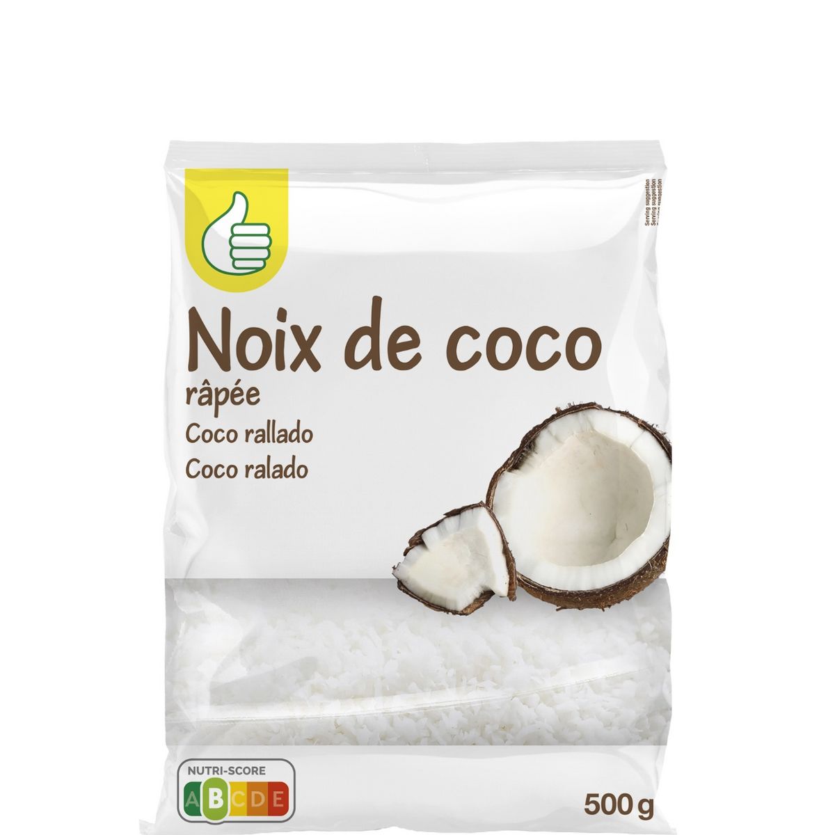POUCE Noix de coco râpée 500g