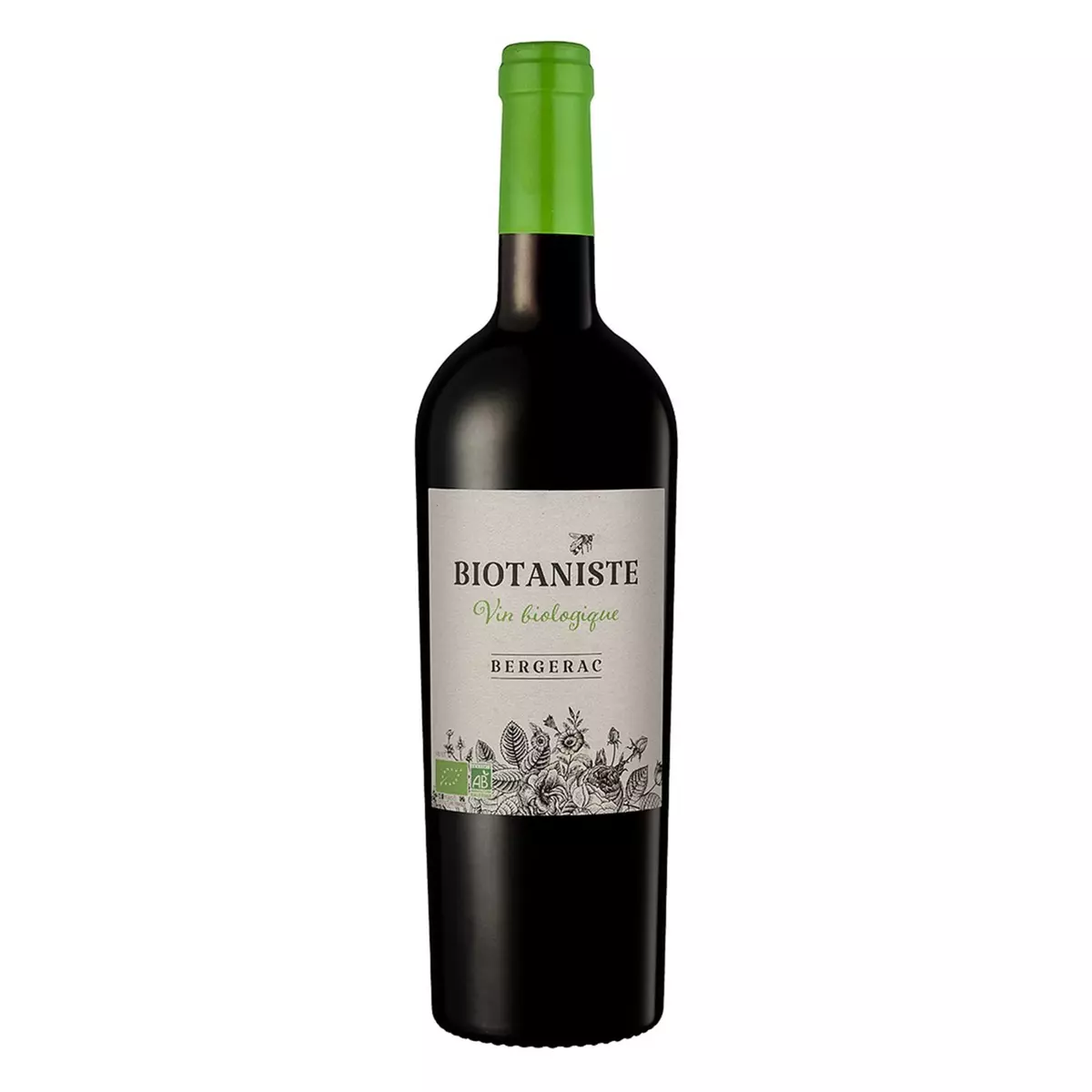 Vin rouge AOP Bergerac Biotaniste bio 2020 75cl