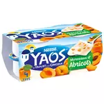 YAOS Yaourt à la grecque aux abricots avec morceaux 4x125g