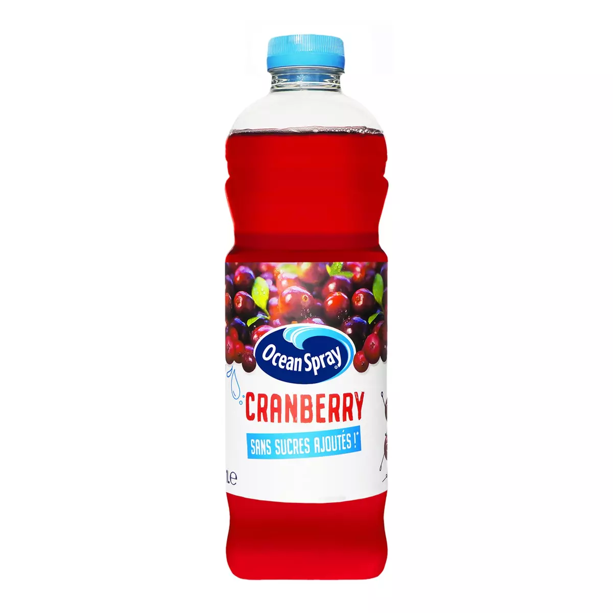 OCEAN SPRAY Boisson cranberry sans sucres ajoutés 1l