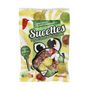 Voir la diapositive 2 : AUCHAN Sucettes parfums citron cerise cola pomme 180g