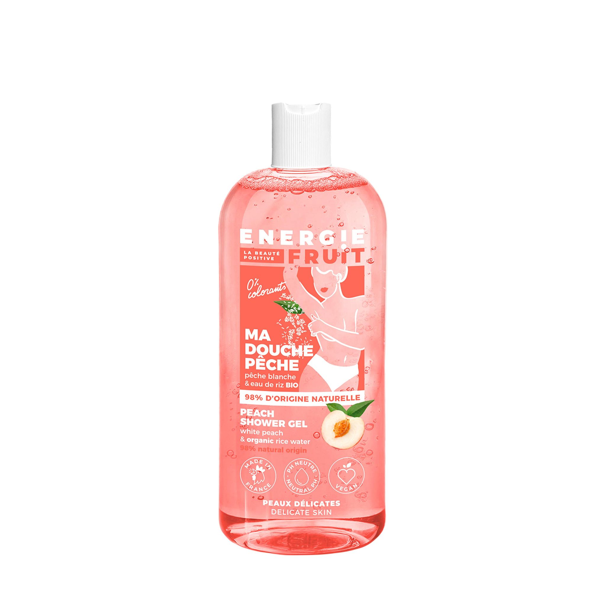 ENERGIE FRUIT Gel douche bio pèche 500ml