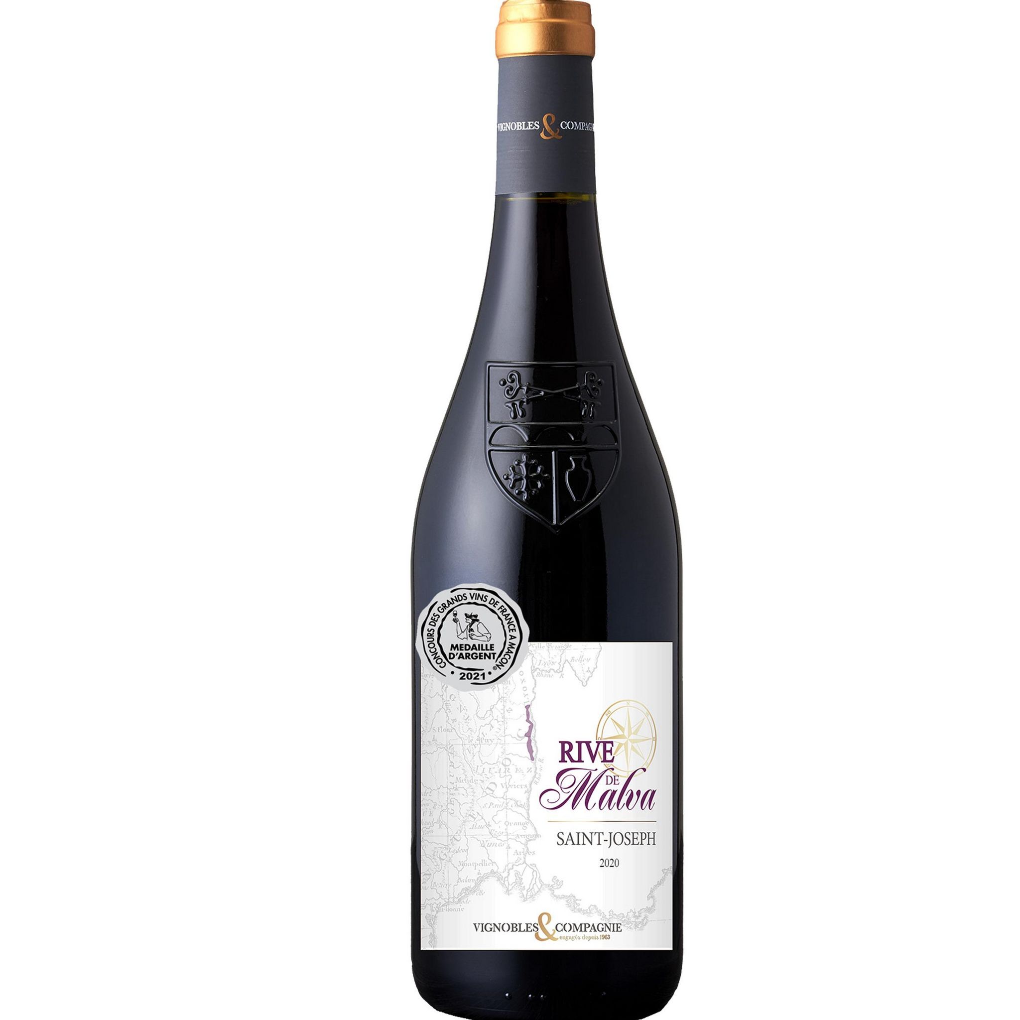 Voir la diapositive 2 : AOP Saint-Joseph Rives de Malva 75cl