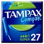 TAMPAX Tampons compak super avec applicateur 2x27